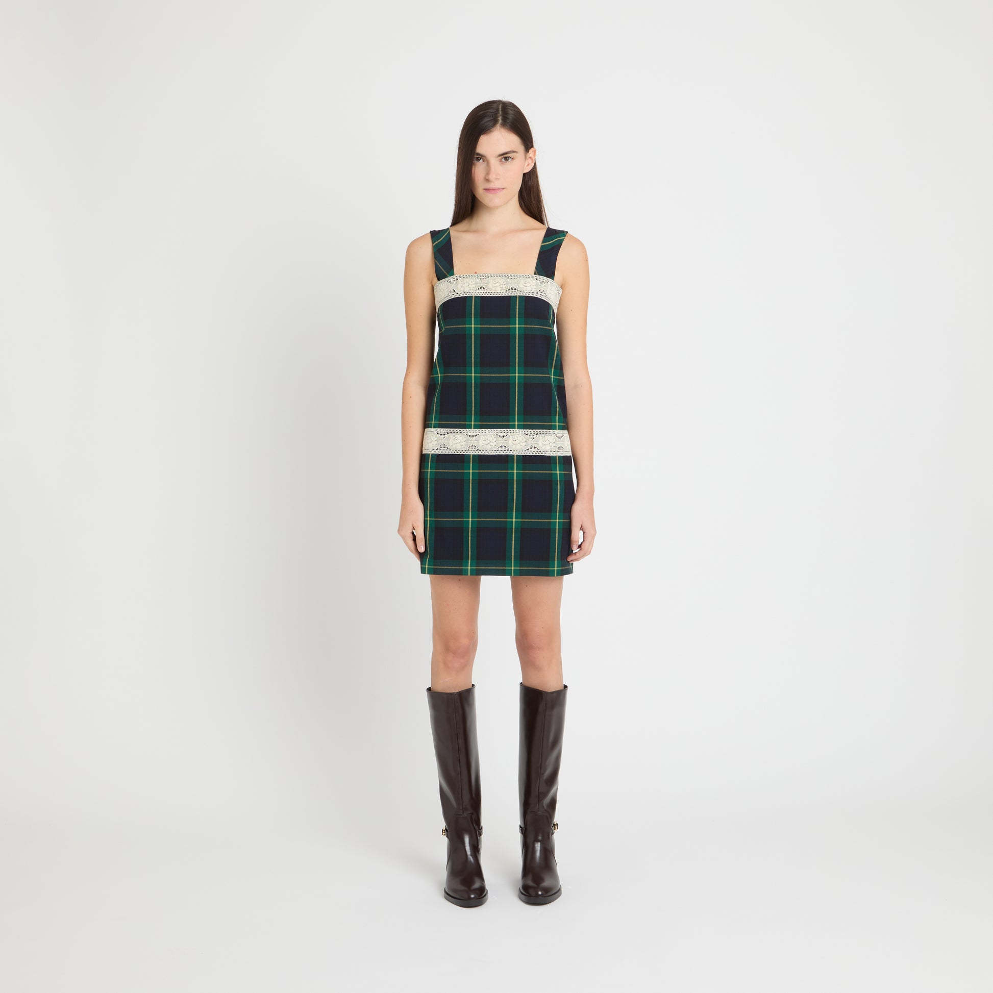 ABITO ARCALTHEA TARTAN FRONT