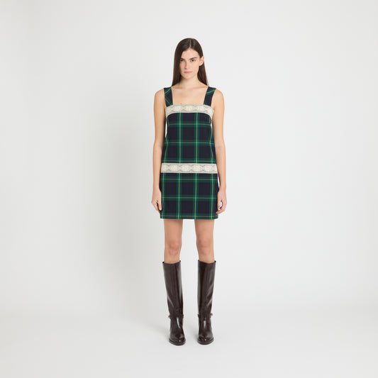 ABITO ARCALTHEA TARTAN FRONT