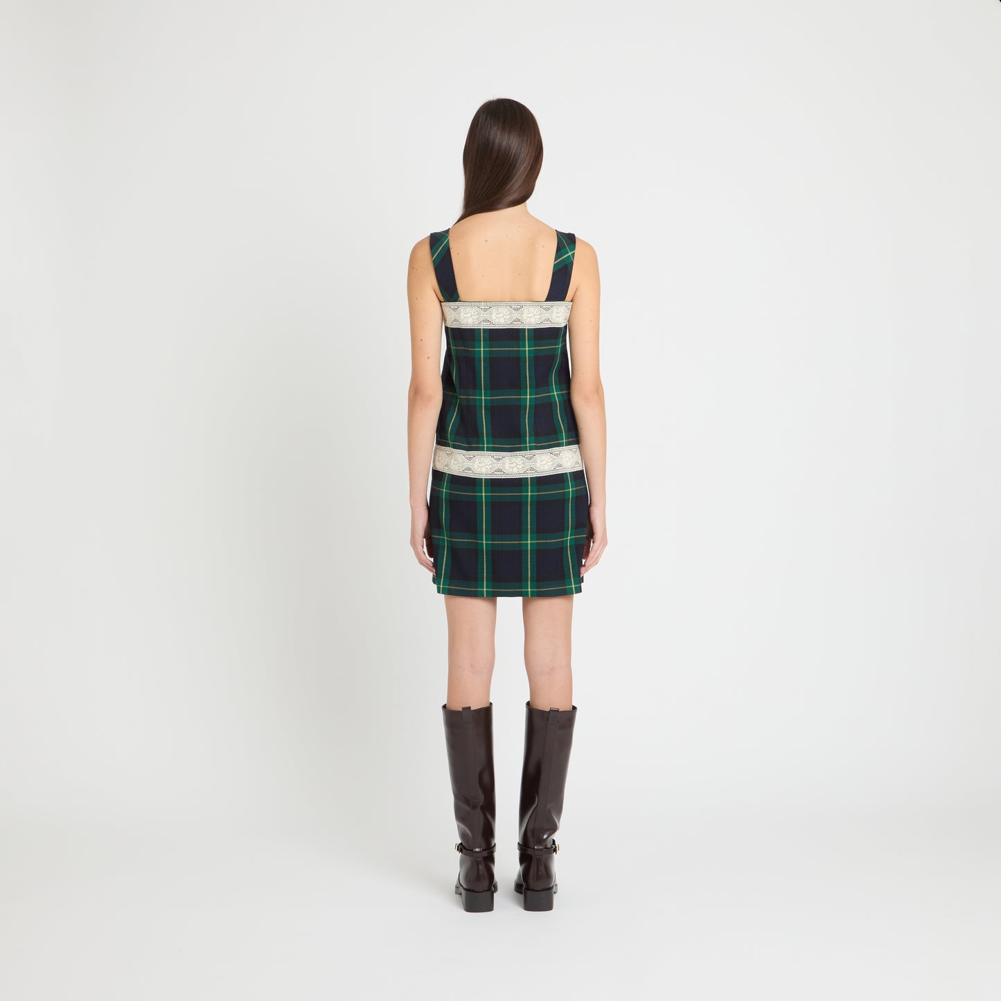 ABITO ARCALTHEA TARTAN BACK