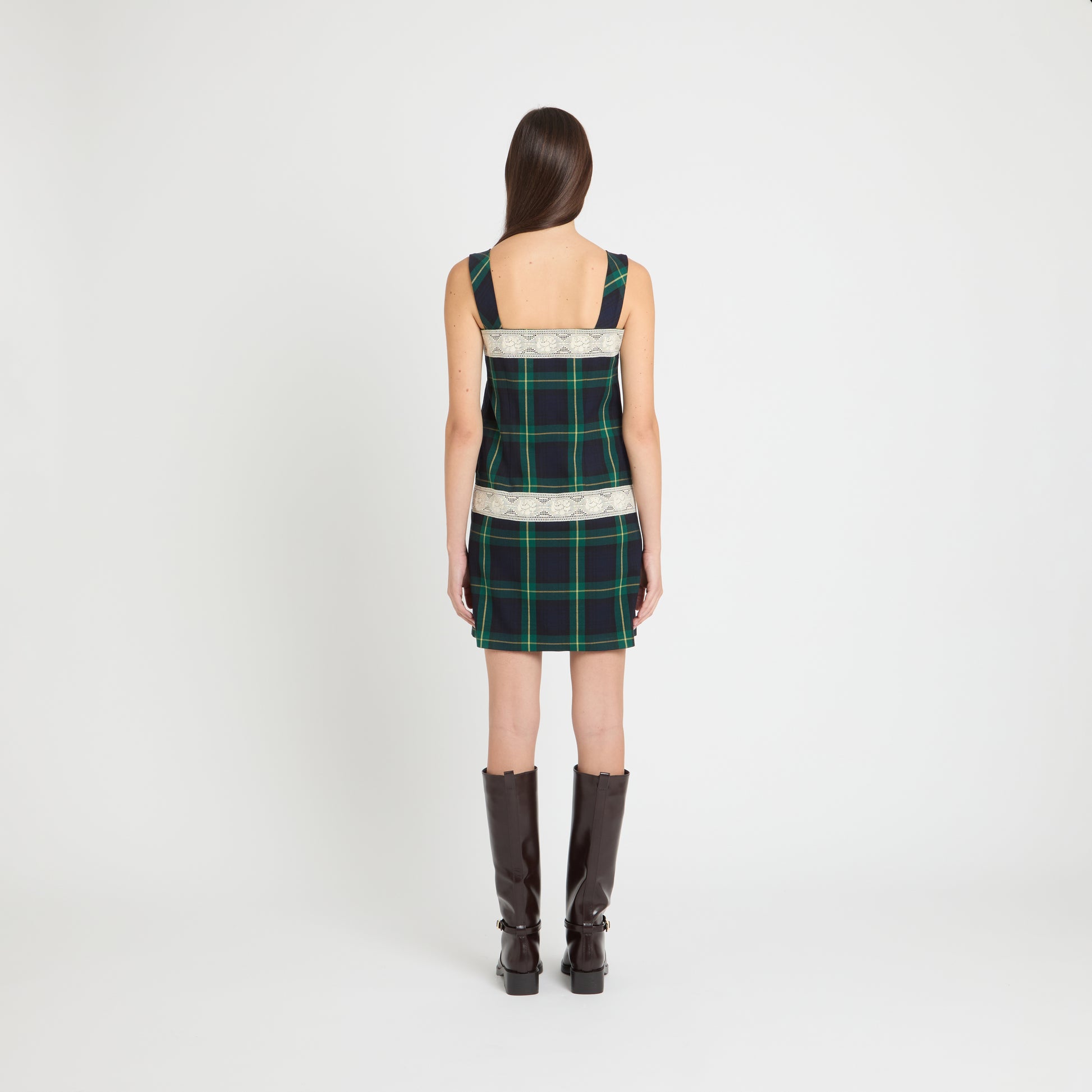 ABITO ARCALTHEA TARTAN BACK